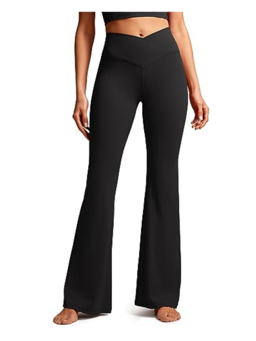 Crossover Flare Leggings High Rise Butterluxe Flared Yoga Pants